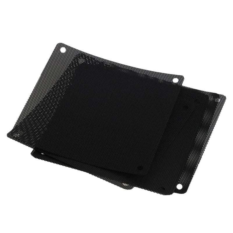 Black PVC Mesh Fan Dust Filter 20pcs For PC Case Cooler Protection Extends Lifespan - Image 2