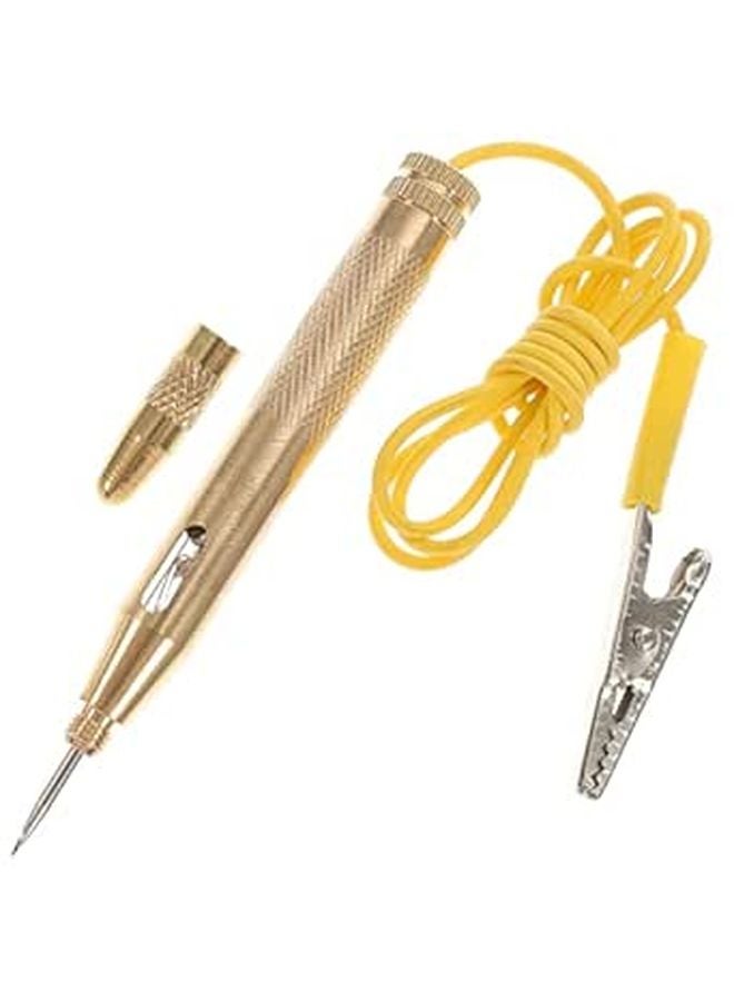 Professional 6V 12V 24V Car Voltage Tester with Alligator Clip Electrical Tester - Image 1