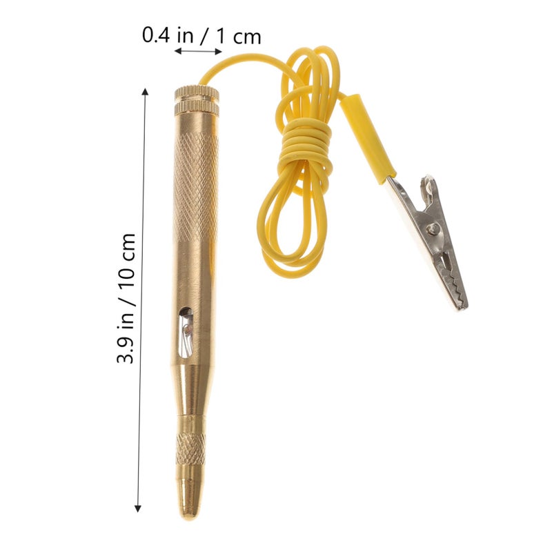 Professional 6V 12V 24V Car Voltage Tester with Alligator Clip Electrical Tester - Image 3