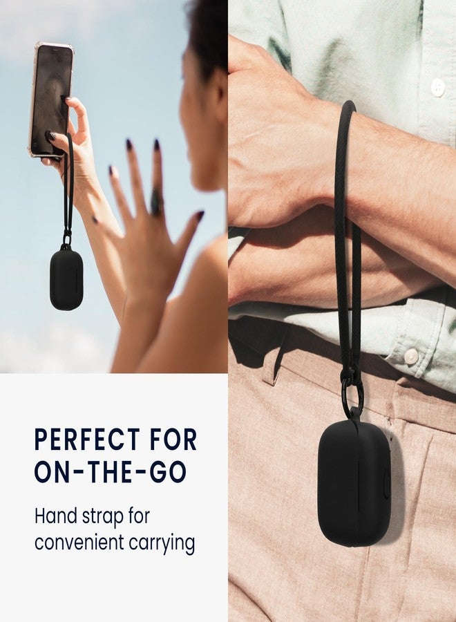 kwmobile غطاء kwmobile متوافق مع سماعات Anker Soundcore K20i - غطاء سيليكون مع حزام يد - أسود - Image 5