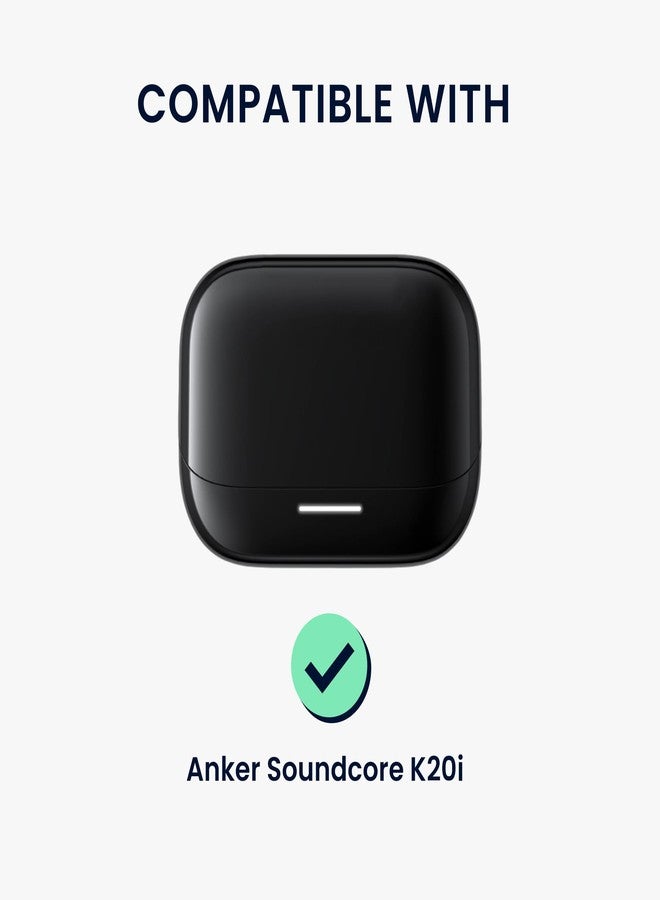 kwmobile غطاء kwmobile متوافق مع سماعات Anker Soundcore K20i - غطاء سيليكون مع حزام يد - أسود - Image 2
