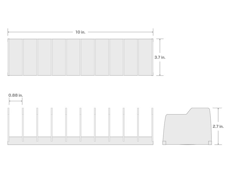 TEKTON 10-Tool Pliers Organizer Rack | ORG41210 | Made in USA - Image 5
