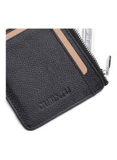 Beauenty Zipper Detail Leather Wallet Black  - Image 5