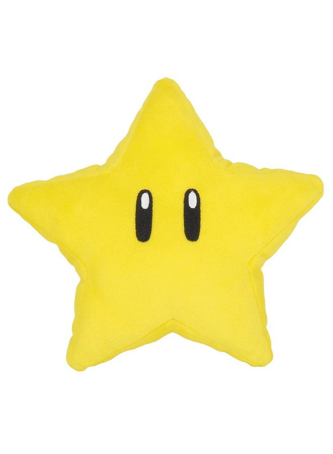 Little Buddy Little Buddy 1823 Super Mario All Star Collection Super Star 6" Plush,Yellow