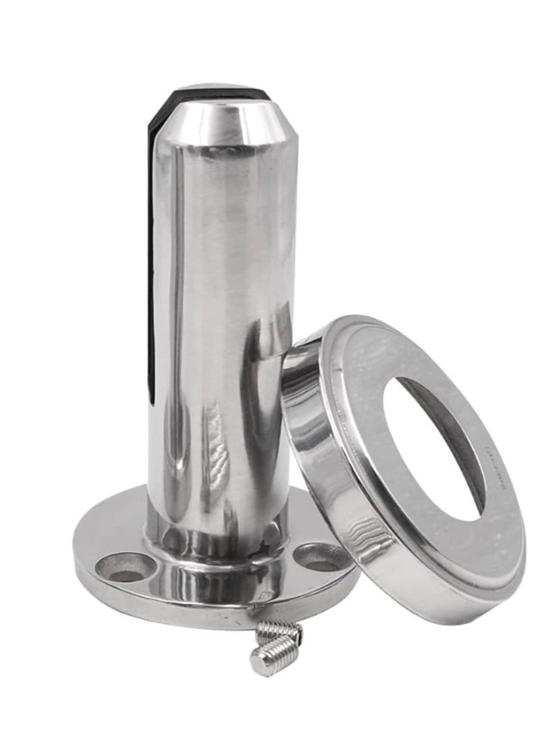 Decorum Stainless Steel Spigot Round For Swimming Pool Fence And Balcony Garden Fencing Clamp -160mm - Image 1