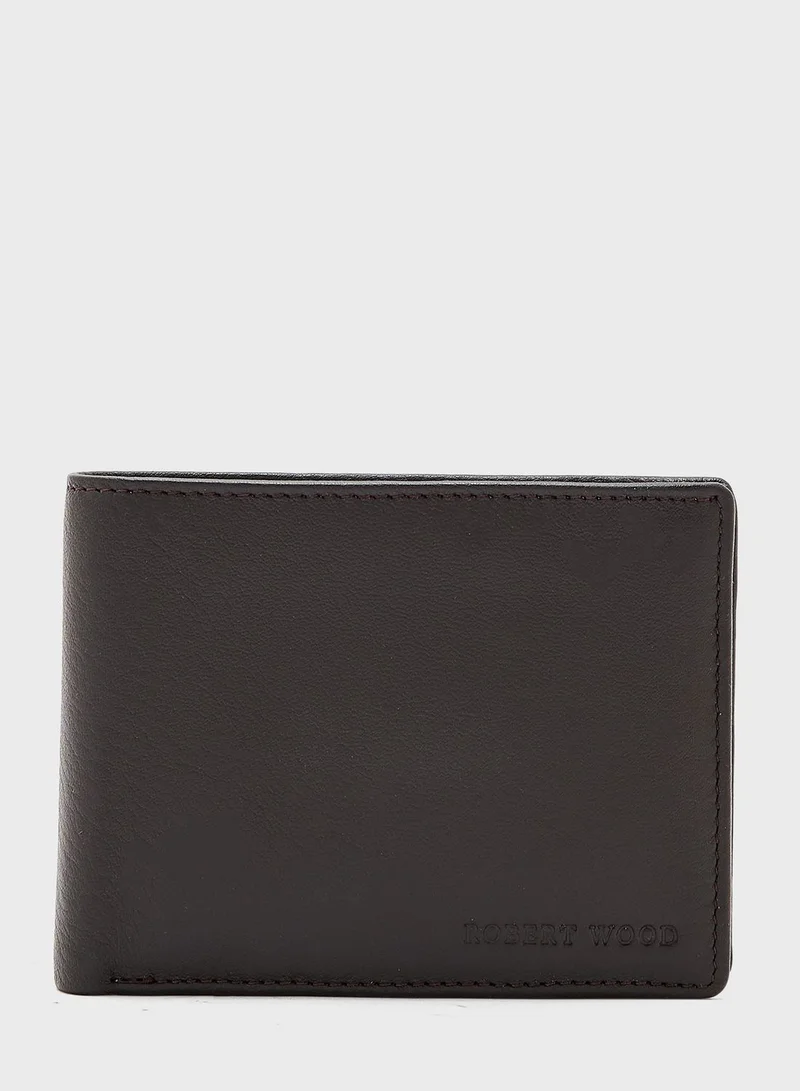 Robert Wood Genuine Leather Bi-Fold Wallet
