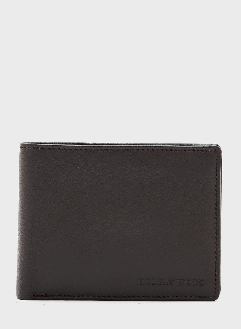 Robert Wood Genuine Leather Bi-Fold Wallet - Image 1
