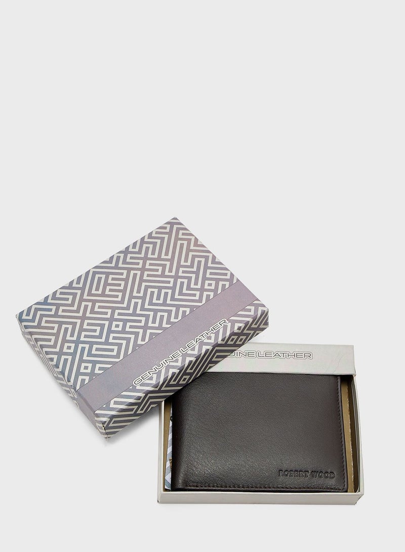 Robert Wood Genuine Leather Bi-Fold Wallet - Image 5