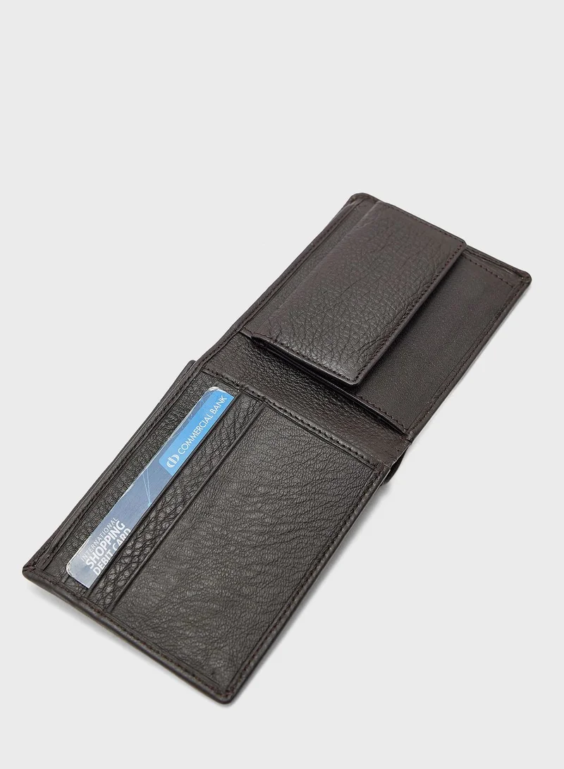 Robert Wood Genuine Leather Bi-Fold Wallet