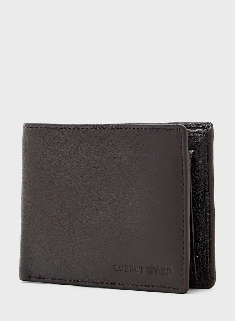 Robert Wood Genuine Leather Bi-Fold Wallet