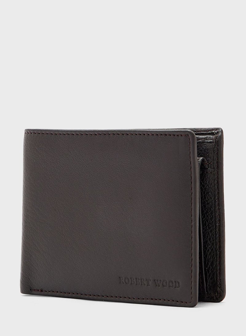 Robert Wood Genuine Leather Bi-Fold Wallet - Image 3