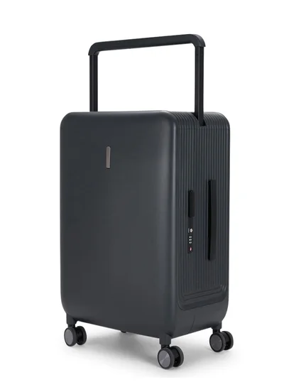 LIMRA Travel Bag From Limra Made Of PC Cabin Carry Check-In Luggage Trolley Size 20 inch Color Grey
