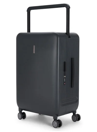 LIMRA Travel Bag From Limra Made Of PC Cabin Carry Check-In Luggage Trolley Size 20 inch Color Grey
