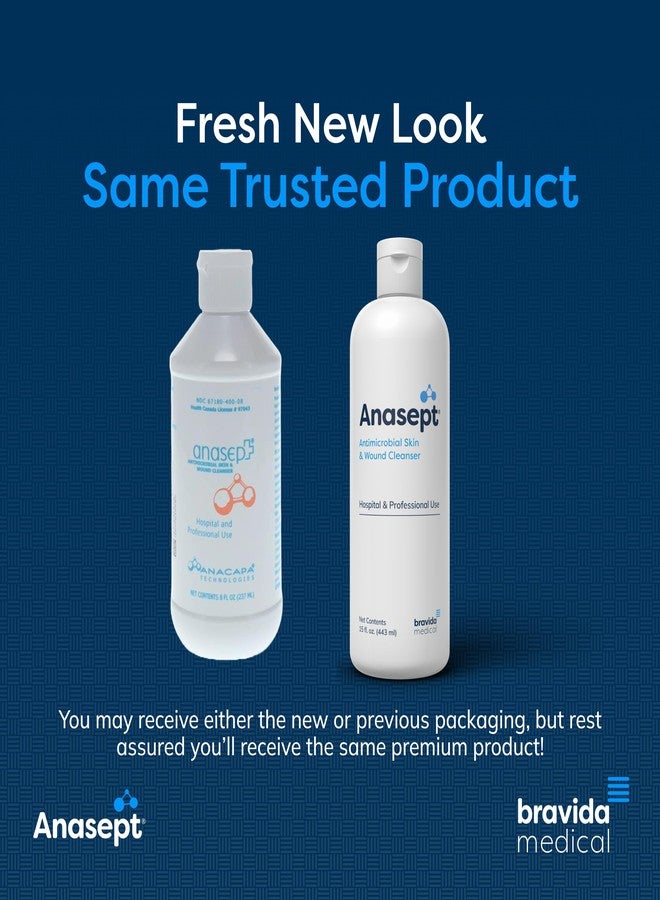 ANASEPT Skin and Wound Cleanser, 15 oz. Bottle with Dispensing Cap, Wound Cleaner, Injury Care, Sterile Wound Cleaner for - Image 2