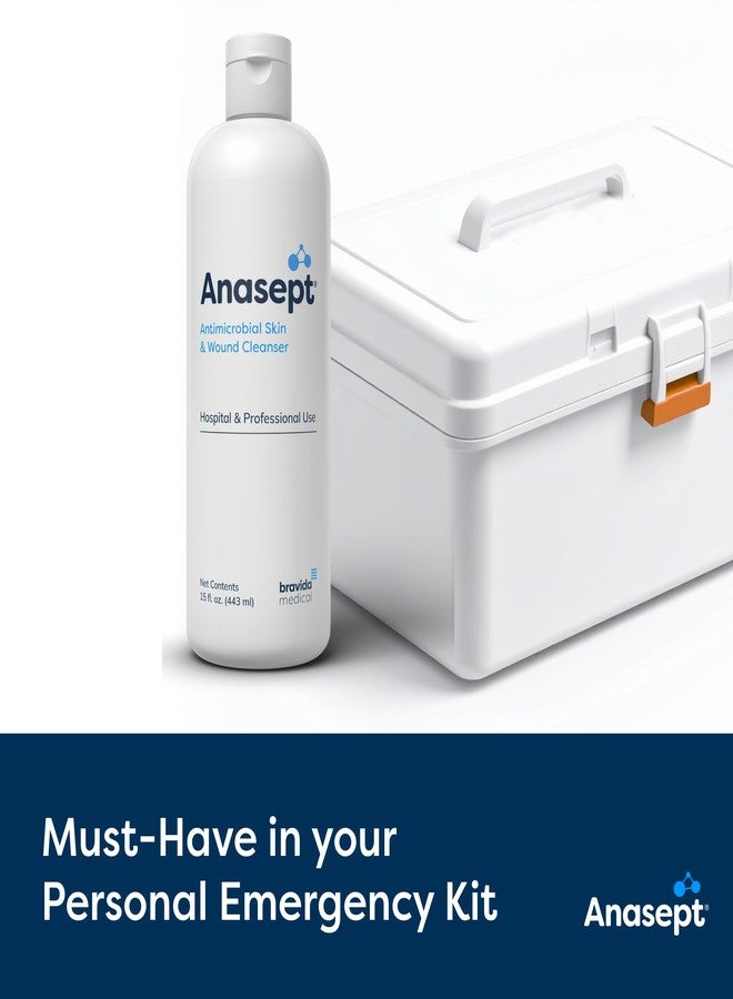 ANASEPT Skin and Wound Cleanser, 15 oz. Bottle with Dispensing Cap, Wound Cleaner, Injury Care, Sterile Wound Cleaner for - Image 5