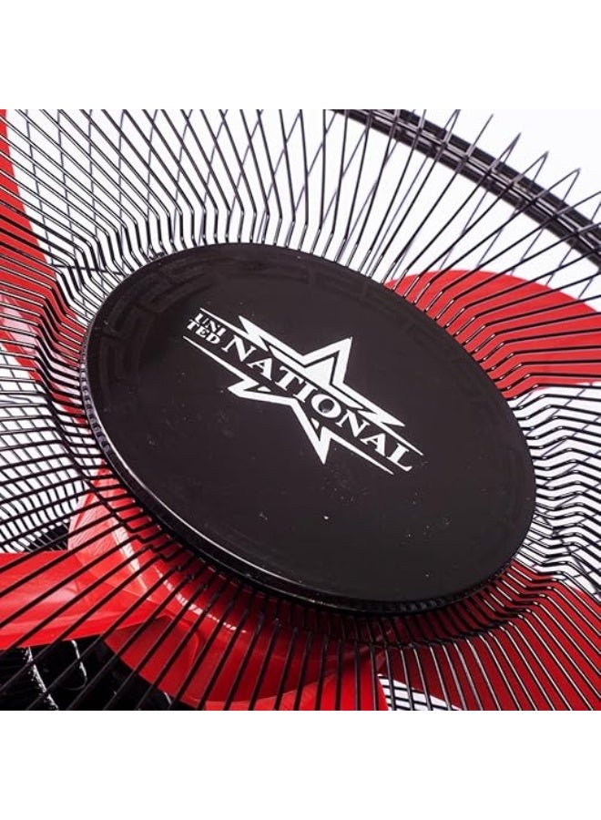 National 18-inch wall fan with 5 blades - powerful copper motor - efficient and quiet cooling - 3 multi-functions - practical design for homes and offices - Image 4