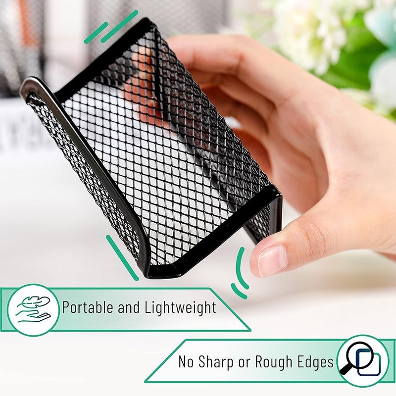 Mr. Pen - 3PC Mesh Bussiness Card Holder - Image 4