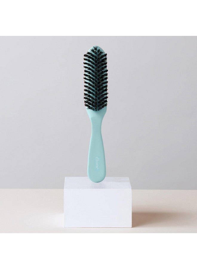 Diane 100% Boar Smoothing Hair Brush For Smoothing Frizz And Flyaways Laying Down Hair Edges And Taming Baby Hairs Use For A Glossy Finish On Ponytails Buns And Updos - Image 5