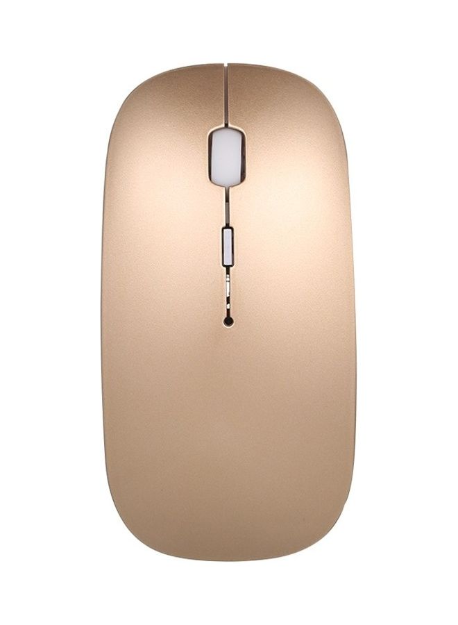 NIBEMINENT Wireless Mouse Portable Gold  - Image 1