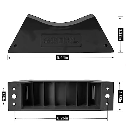YUFANYA 4Pcs Cylinder Wall Mounted Bracket Propane Tank Holder Gas Cylinder Holder with SUS 304 Screws & 59 Inch Straps Supported 4"-12",Black - Image 4