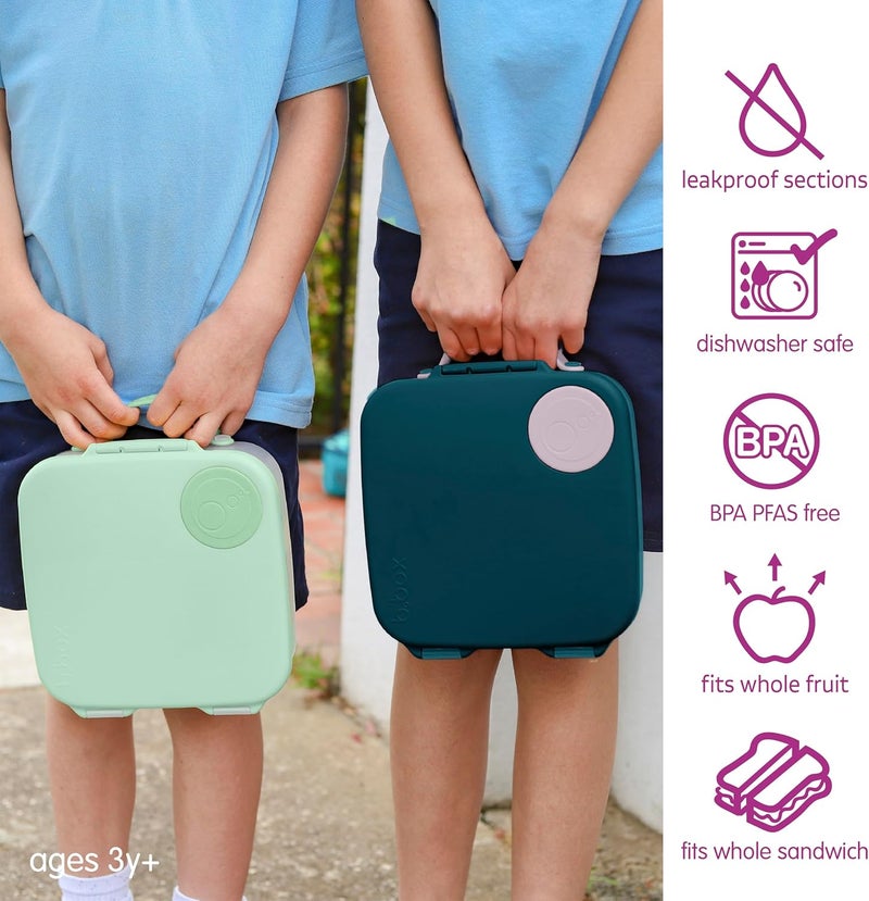 b.box Jumbo Bento Lunch Box for Kids - 4 Compartment Leak Proof Design with Gel Cold Pack - Image 2
