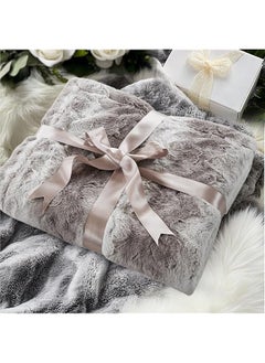 Zuri Soft Plush Luxury Oversized Faux Fur Throw Animal Stripes Design Faux Mink On The Reverse Modern All Seasons Blanket For Bed Sofa Couch Office Grey 60X70 Inch - pzsku/Z1E4B88D2740D859DFA9AZ/45/_/1741447251/4a10246a-ab0c-45ef-900a-a8c49cfe24dc