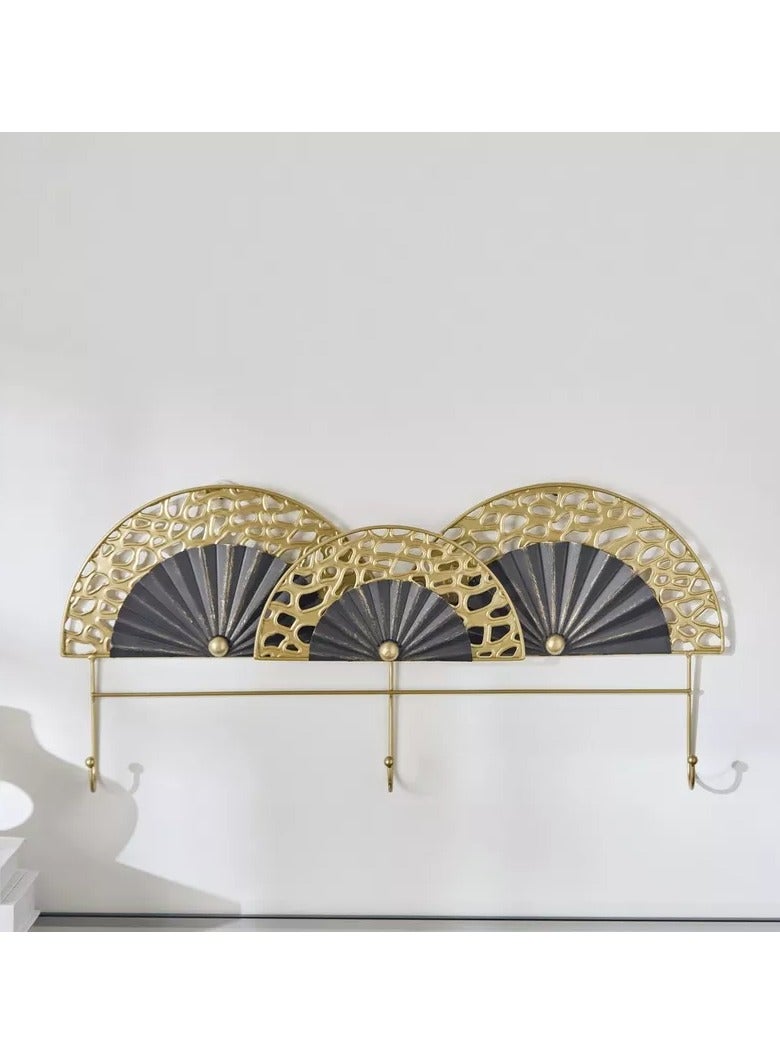 Sonet Metal Wall Art with Hooks - 61x28x5 cm - Image 2