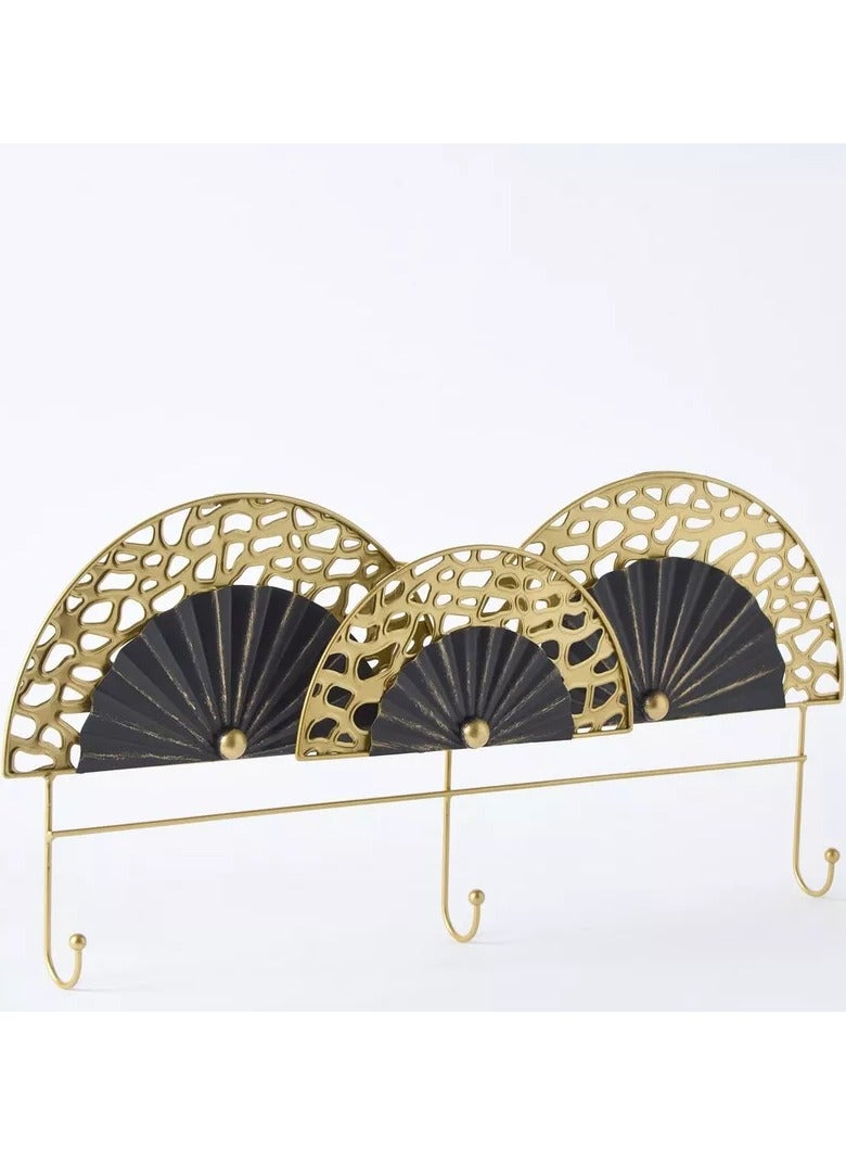 Sonet Metal Wall Art with Hooks - 61x28x5 cm - Image 5