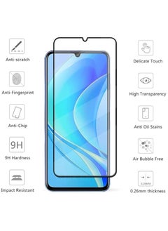 Generic واقي شاشة من الزجاج المقوى 5D منحني بتغطية كاملة ومقاوم للخدش لهاتف Huawei nova Y70 / Huawei nova Y70 Plus أسود  - Image 2