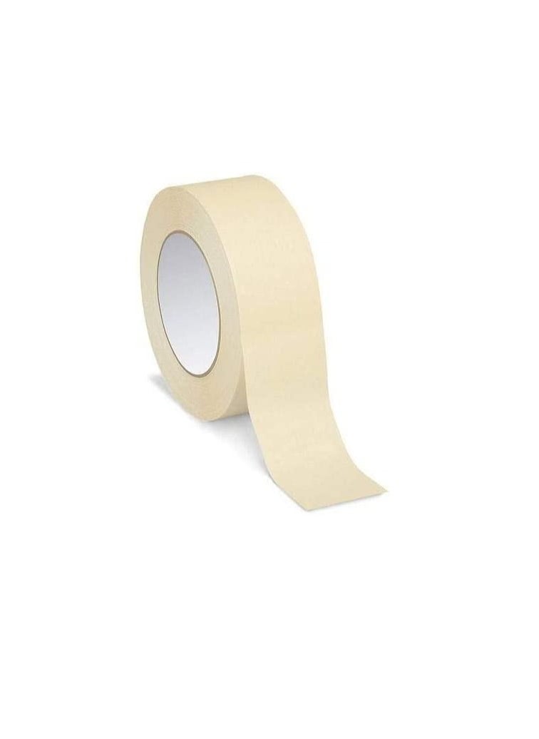 ROBUSTLINE Robustline Adhesive Masking Tape General Purpose Painter's Tape Bulk for Painting, Labeling, Packing, Craft, Art, Home, Office, School Etc. (1.5 INCH, 12)  - Image 3
