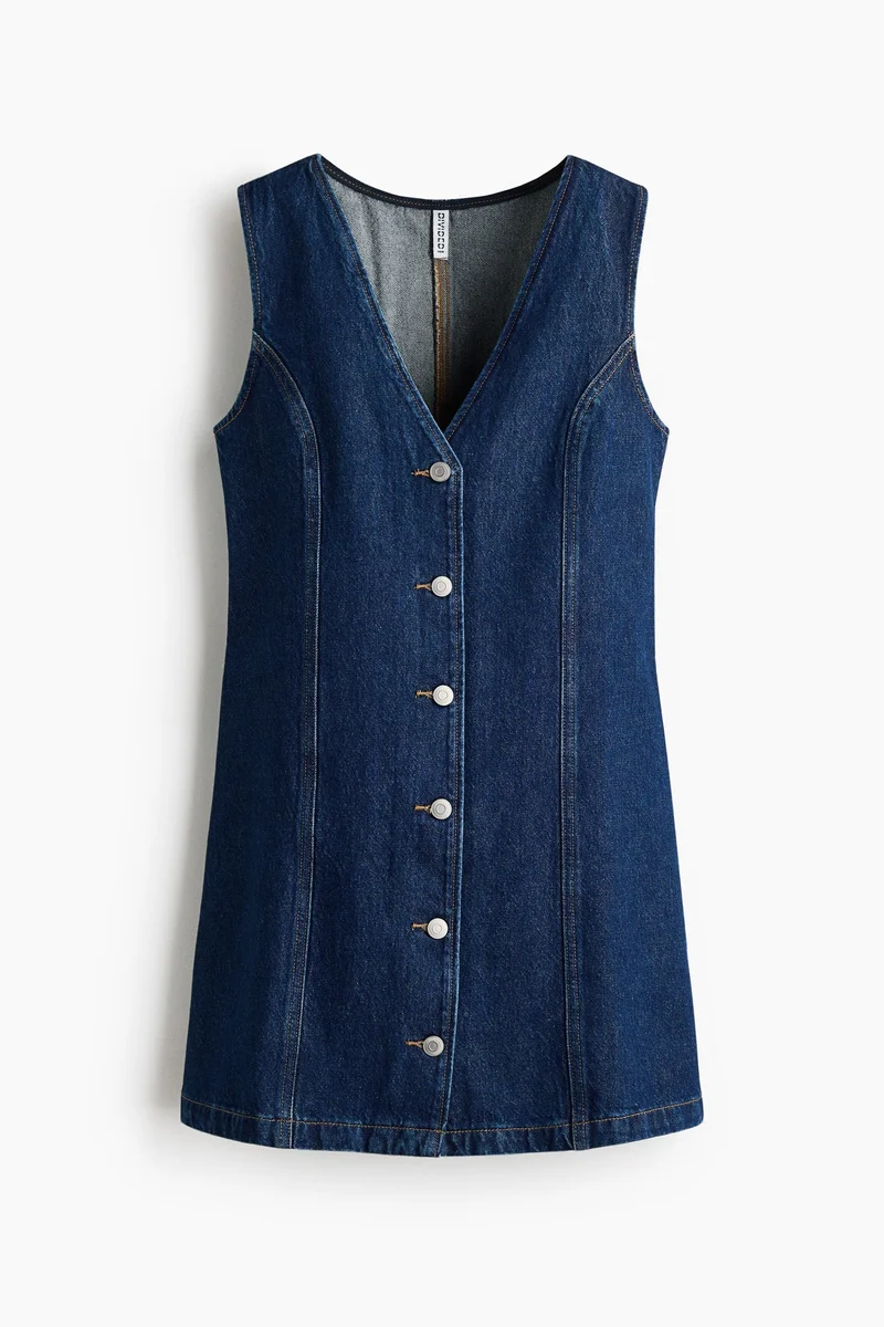 H&M  Denim mini dress for Women | Best Price UAE