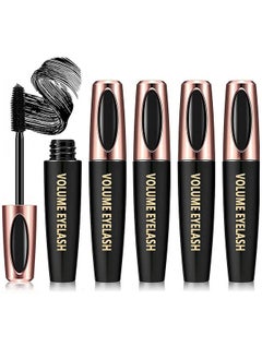 Charm Kiss 4 Pack 4D Silk Fiber Lash Mascara, Waterproof Smudgeproof Thickening Mascara Black Thickening, Mascara Waterproof Lash Cosmetics For Natural Lengthening, Long Lasting & No Clumping  - Image 2