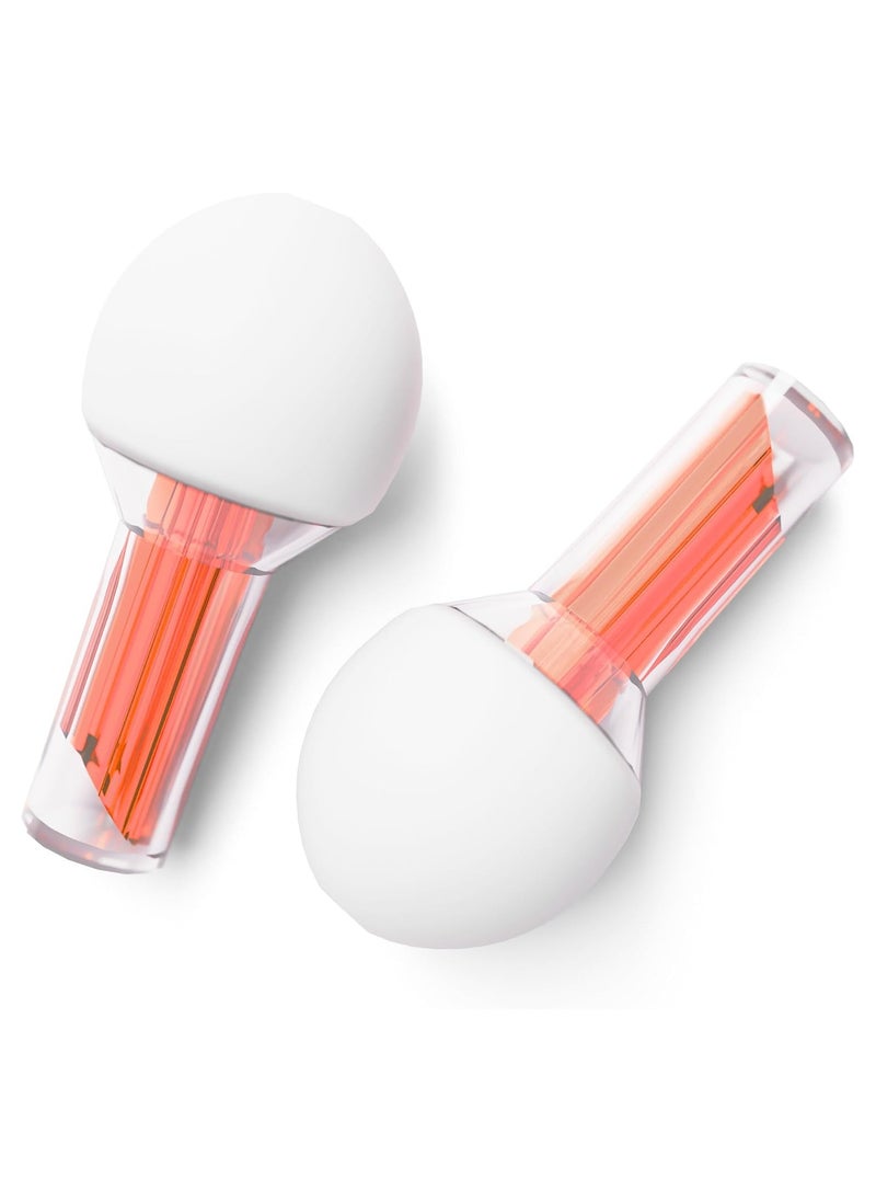 Vibes - Vibes High Fidelity Ear Plugs - Invisible Earplugs for Music Concerts, Musicians, Motorcycles, Airplanes, Raves, and Work - Noise Reduction and Hearing Protection - Fits All Ears - Orange - Image 1