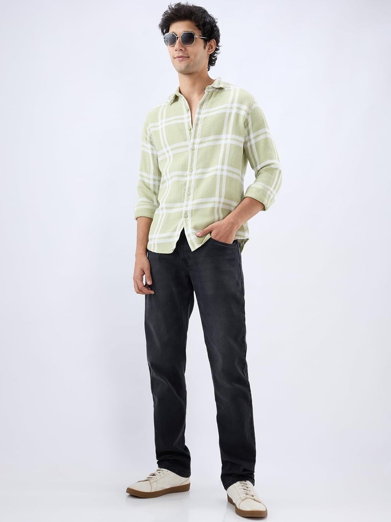 Spykar Men's Ricardo Comfort Fit Mid-Rise Jeans Carbon Black - Image 4