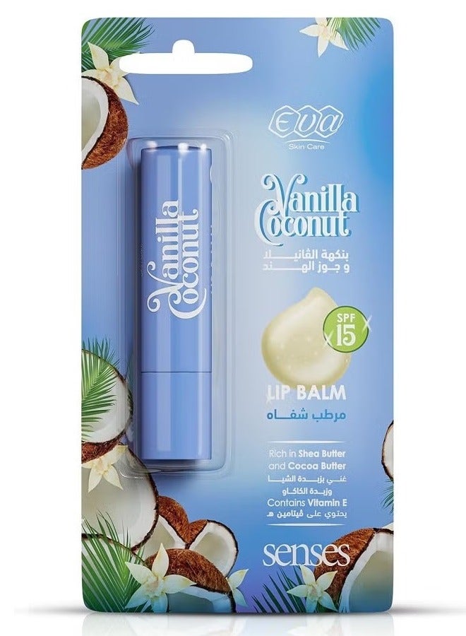 Skin Care Senses Lip Balm Vanilla Coconut 4gm