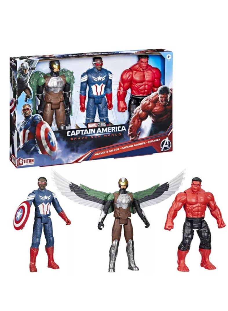 MARVEL Captain America New World Order - Titan Hero Series Action Figure Set - Image 1
