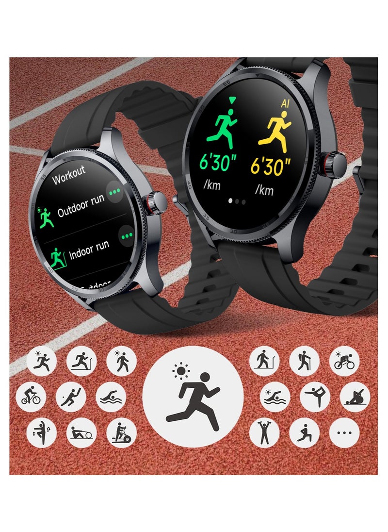 ibsun - 1.38'' Smart Watch for men with Bluetooth Call (Answer/Make), Heart Rate/Sleep IP68 Waterproof （ English only, no Arabic） - Image 1