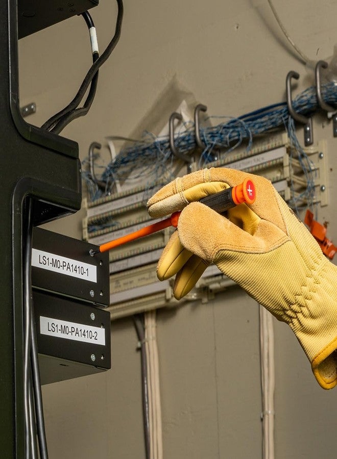 كلاين تولز مجموعة مفكات براغي دقيقة صغيرة 85615INS من Klein Tools، مفكات براغي معزولة بجهد 1000 فولت مع (2) رأس فيليبس و(3) رؤوس مشقوقة، 5 قطع - Image 5