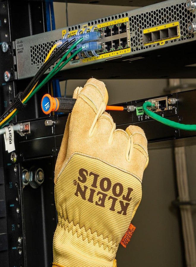 كلاين تولز مجموعة مفكات براغي دقيقة صغيرة 85615INS من Klein Tools، مفكات براغي معزولة بجهد 1000 فولت مع (2) رأس فيليبس و(3) رؤوس مشقوقة، 5 قطع - Image 3