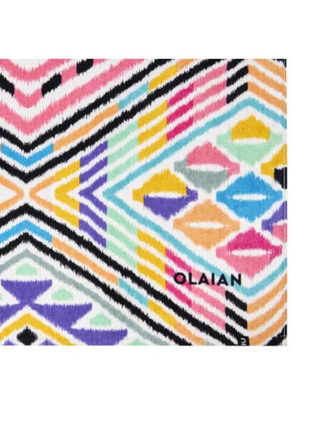 فوطة بحر L مقاس 145 × 85 سم - Ikat ملونة