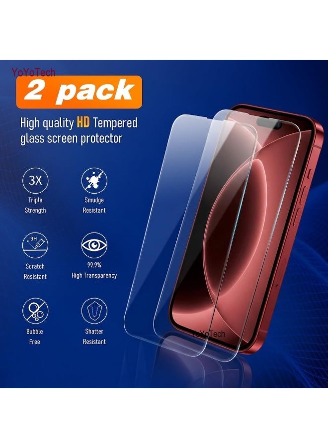 Yoyotech Clear Magsafe Case With 2 Screen Protectors For Iphone 18 Pro Max - Clear