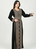 AL BENT AL SHARQIEH Black with gold embroidery