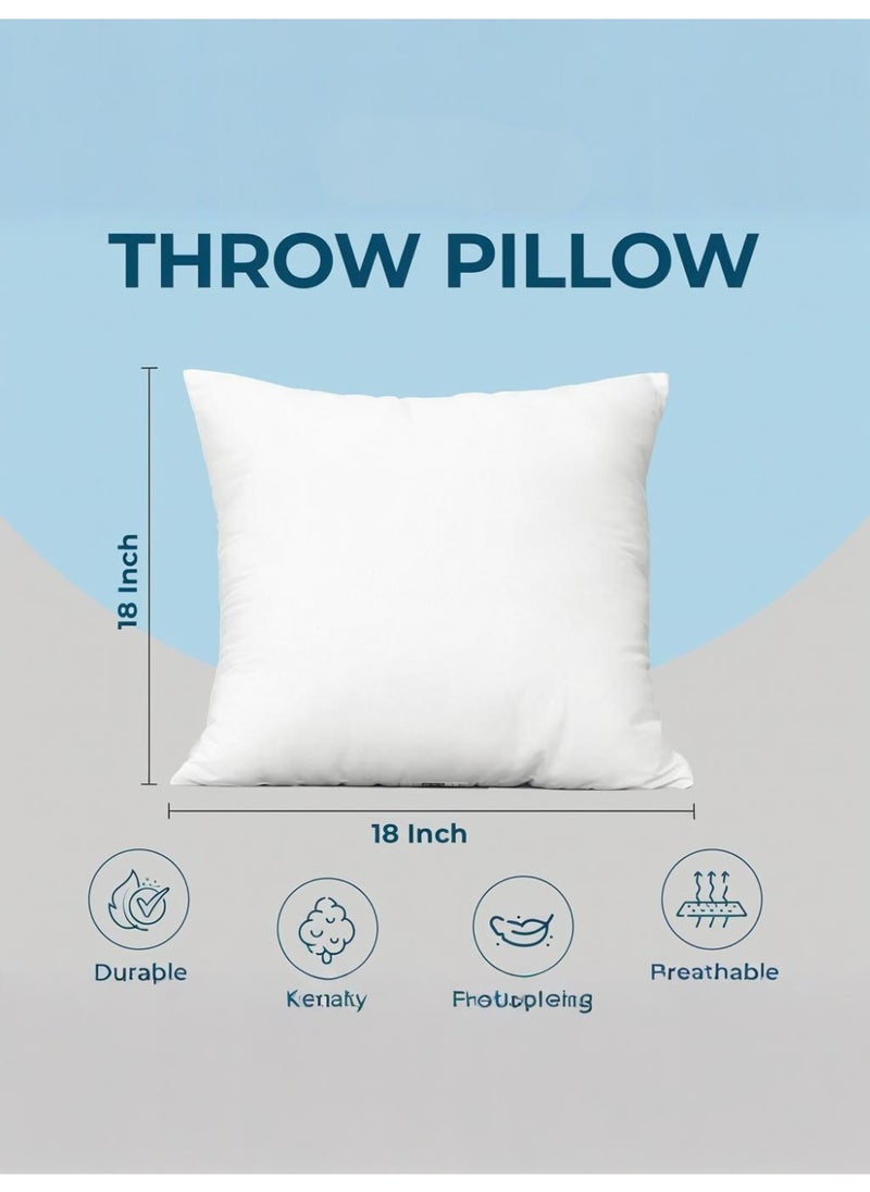 Generic 2-Piece Ultra Soft Cushion Insert 45 x 45 CM  - Image 4
