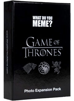 WHAT DO YOU MEME? WHAT DO YOU MEME? Game of Thrones Photo Expansion Pack Designed to be Added to Core Game  - Image 1