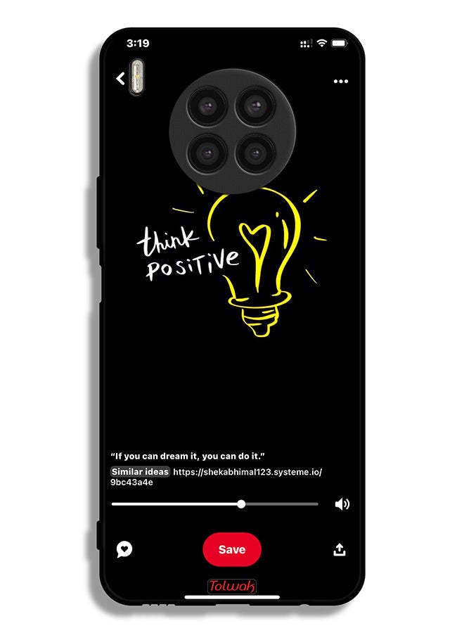 Tolwak Honor 50 Lite Protective Case Cover Think Positive - Image 1