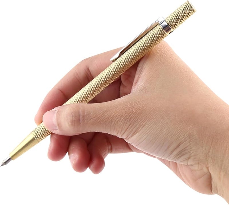 Respicefinem Portable Pocket Scriber Engraving Pen For Glass Ceramic Metal Gold - Image 3