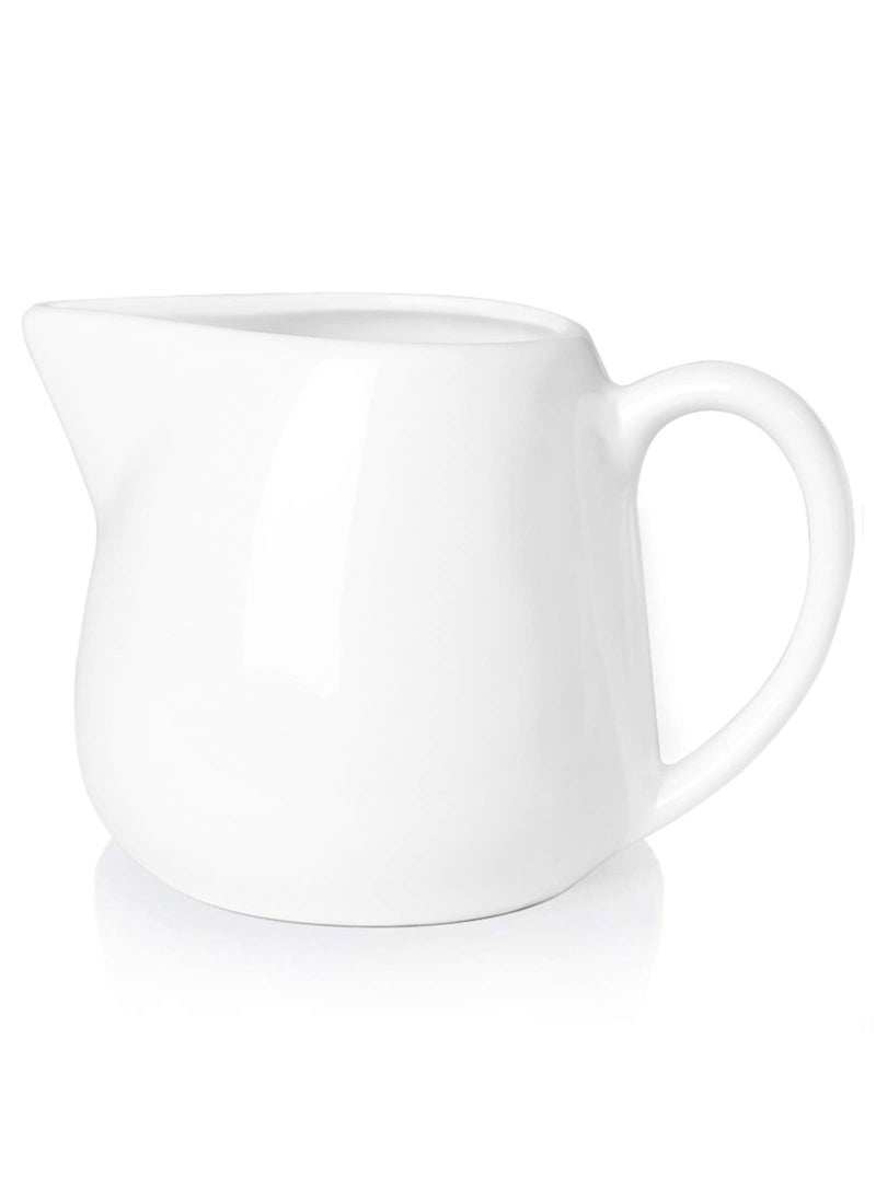 ONTUBE ONTUBE Ceramics Creamer Pitcher 12 oz Cream White 