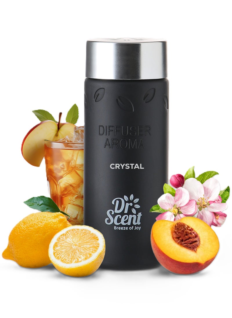 Dr Scent Dr Scent Diffuser Aroma Crystal, Feel the Distinctive Notes of Apple Juice, with Fresh Sicilian Lemon and Notes of Peach, Ending with Strong Notes of Apple Blossom (170ml)  - Image 1