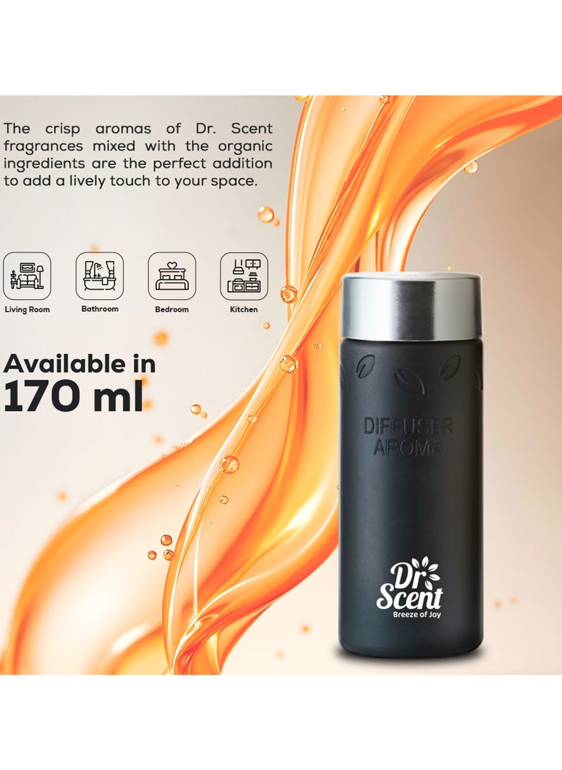Dr Scent Dr Scent Diffuser Aroma Crystal, Feel the Distinctive Notes of Apple Juice, with Fresh Sicilian Lemon and Notes of Peach, Ending with Strong Notes of Apple Blossom (170ml)  - Image 3