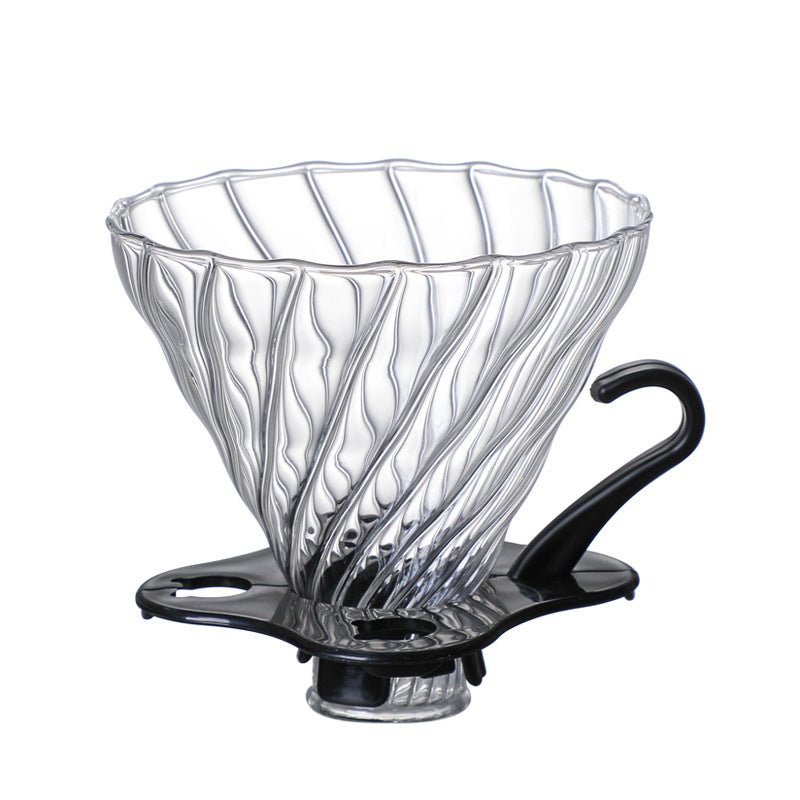 Factory Hand-Washed Glass Coffee Pot Cloud Pot Filter Cup Filter Sharing Pot Set Can Be Printed Logo - Image 1